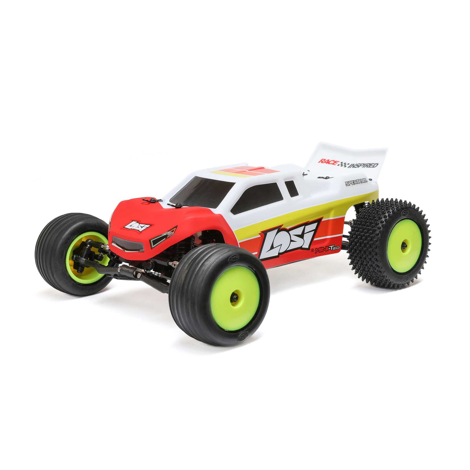 Losi 1/18 Mini-T 2.0 V2 2WD Stadium Truck Brushless RTR Red